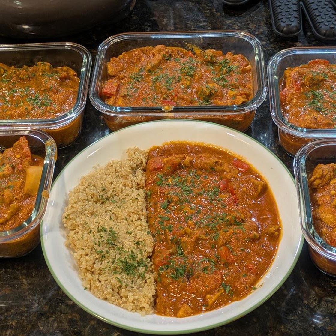 No Butter Chicken with Quinoa