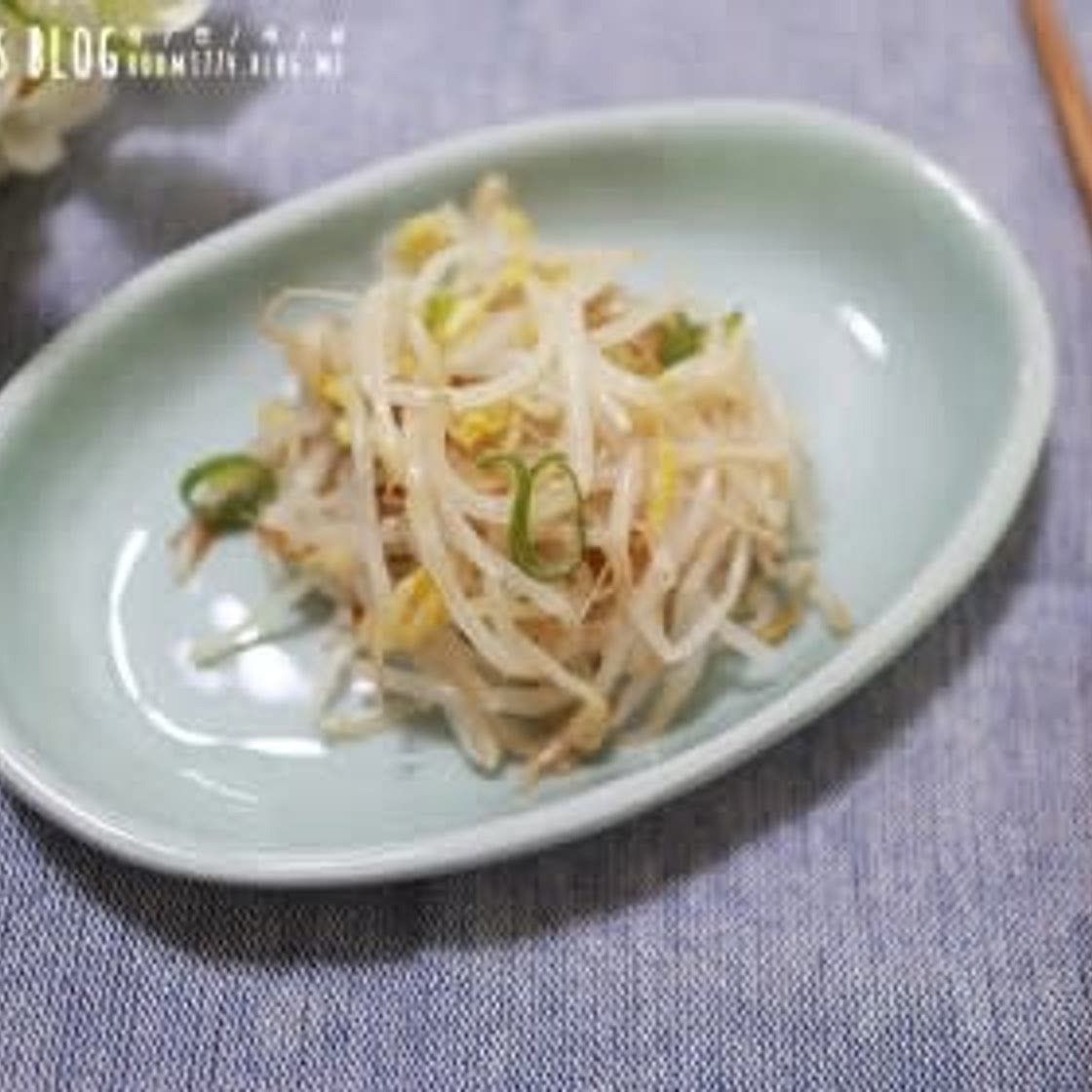 숙주나물무침"만들기