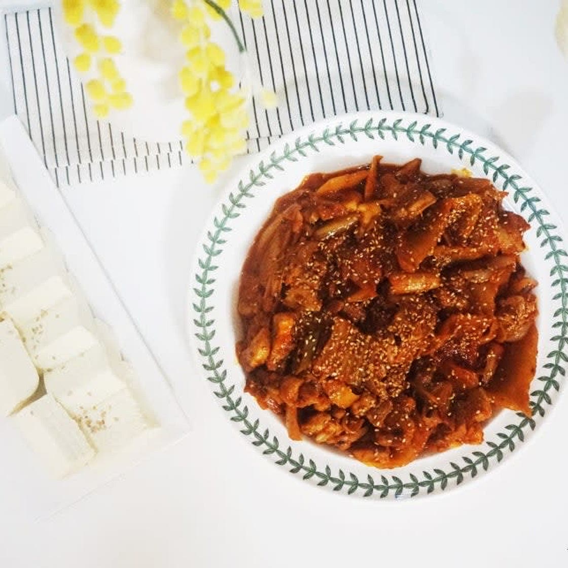 두부김치 레시피