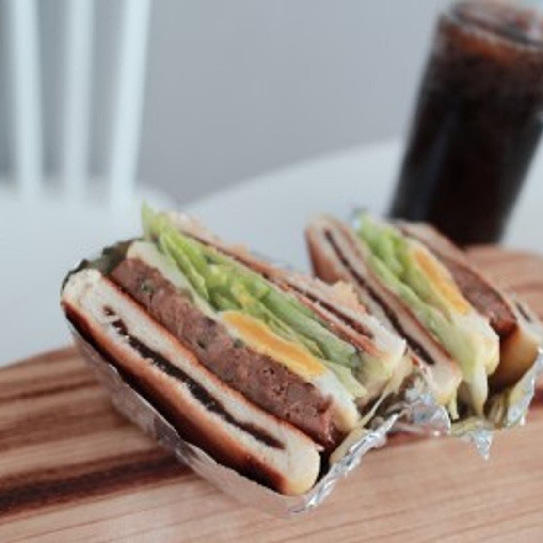 단짠맛 꿀호떡버거 만들기