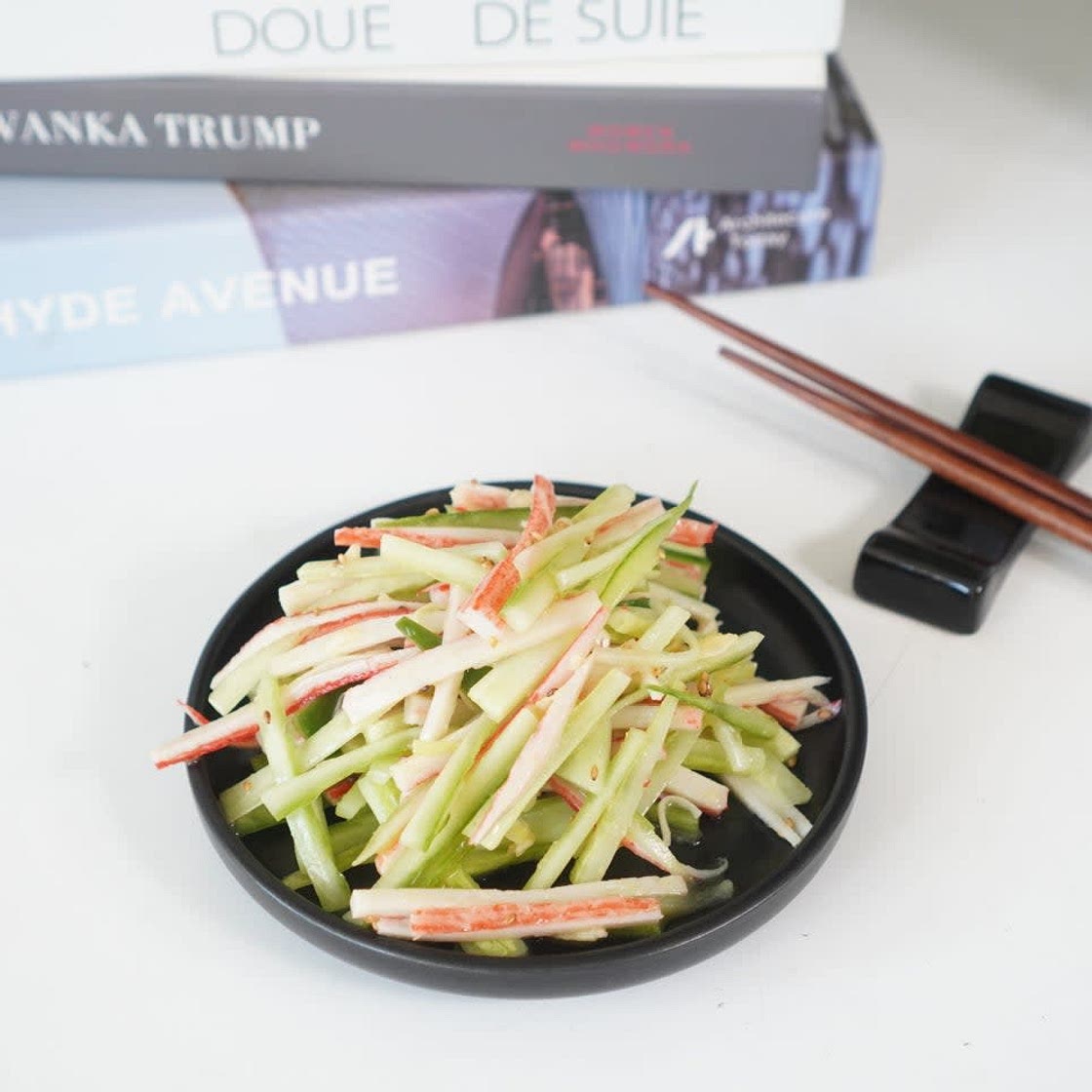 겨자냉채소스 오이맛살무침 오이냉채 만들기