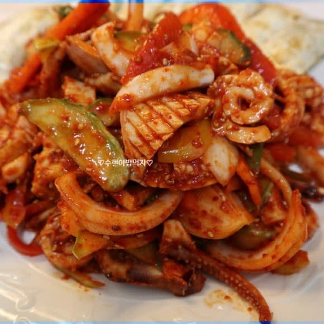 오이 오징어초무침