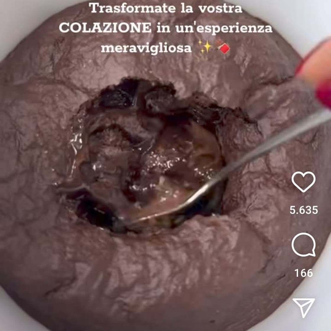 Tortino di avena al cioccolato