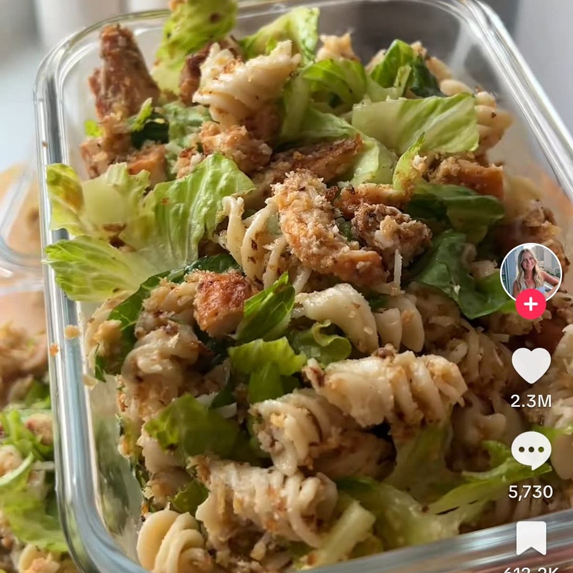Chicken Caesar Pasta Salad