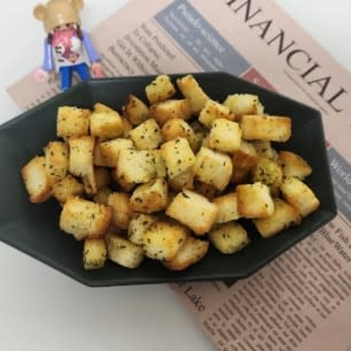 에어프라이어를 활용한 홈메이드 크루통