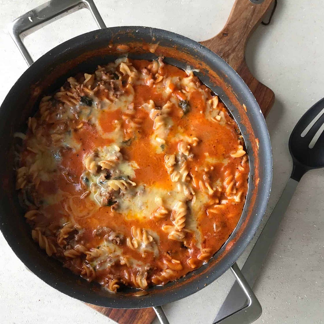 One Pot Mince and Pasta