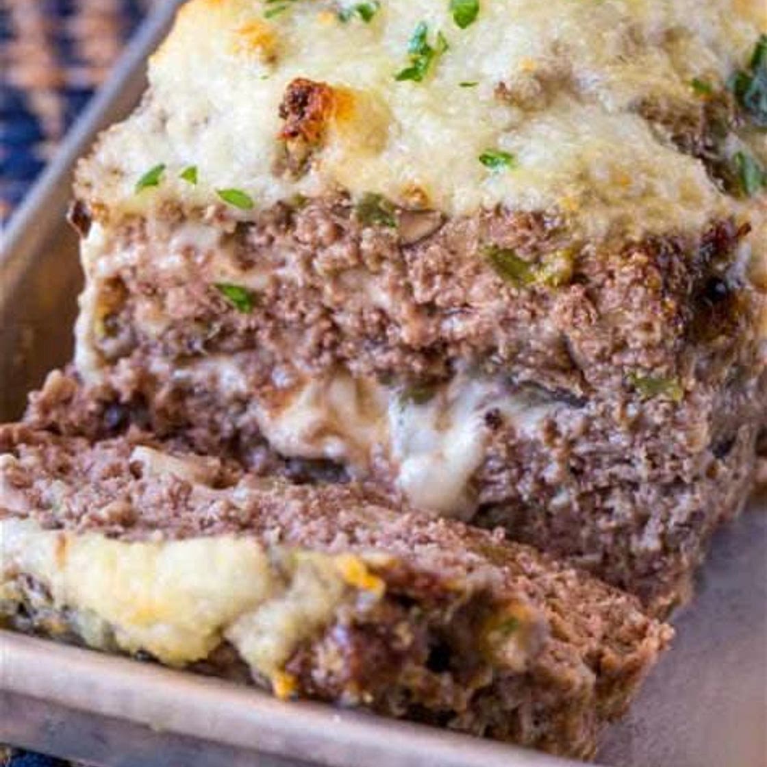 Philly Cheesesteak Meatloaf