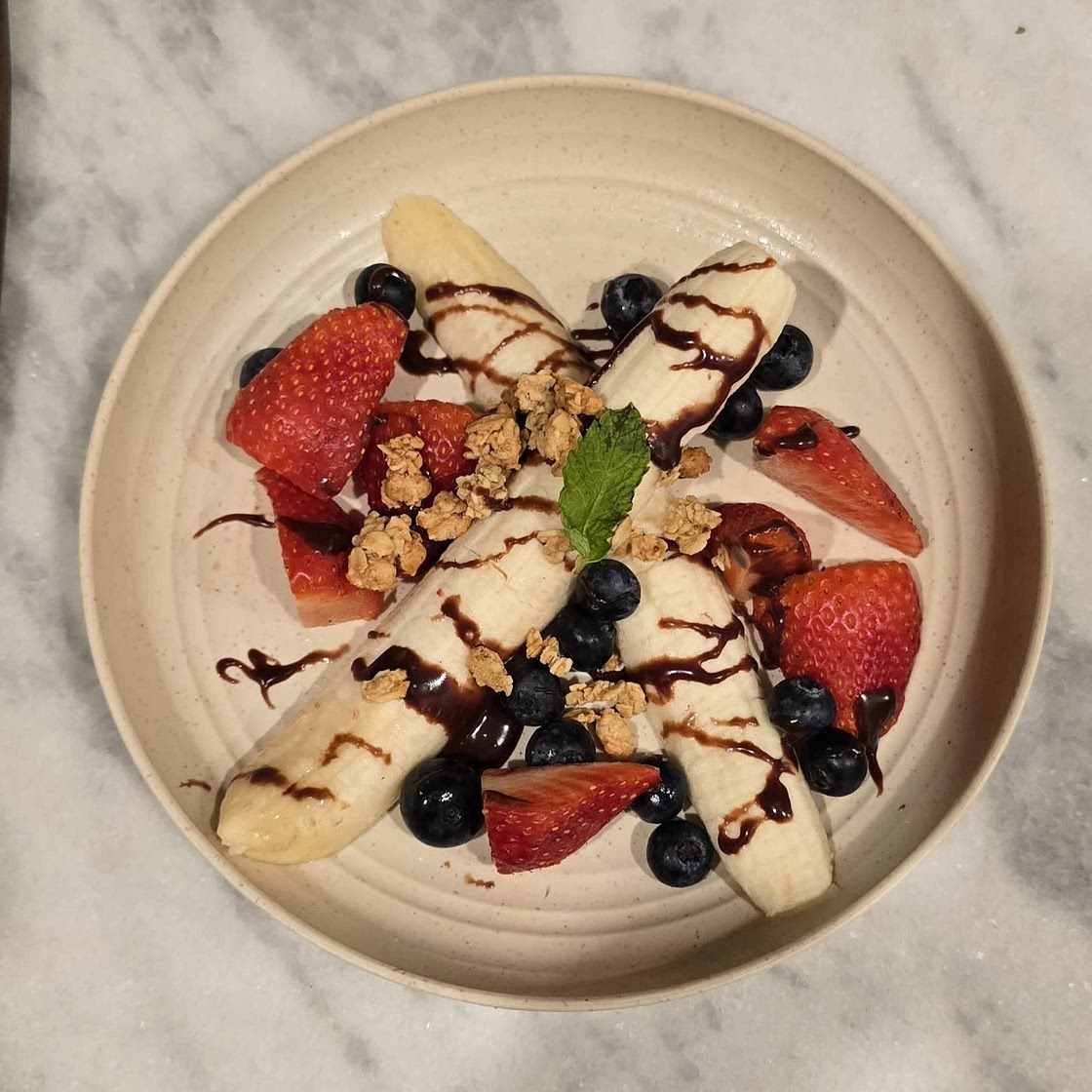 Healthy Banana Split