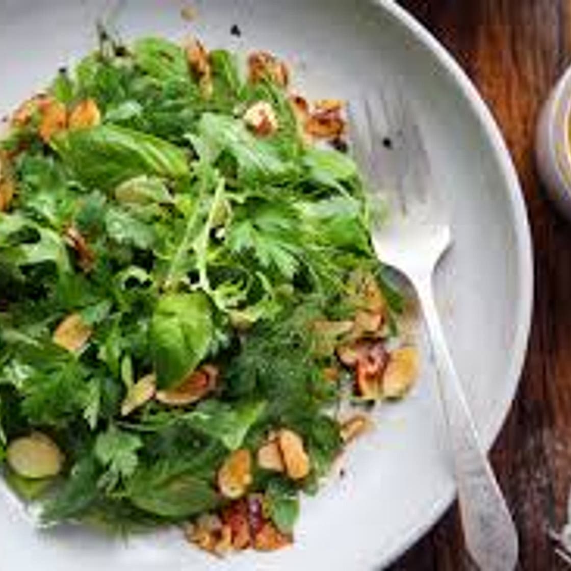 Perfectly Dressed Herb Salad