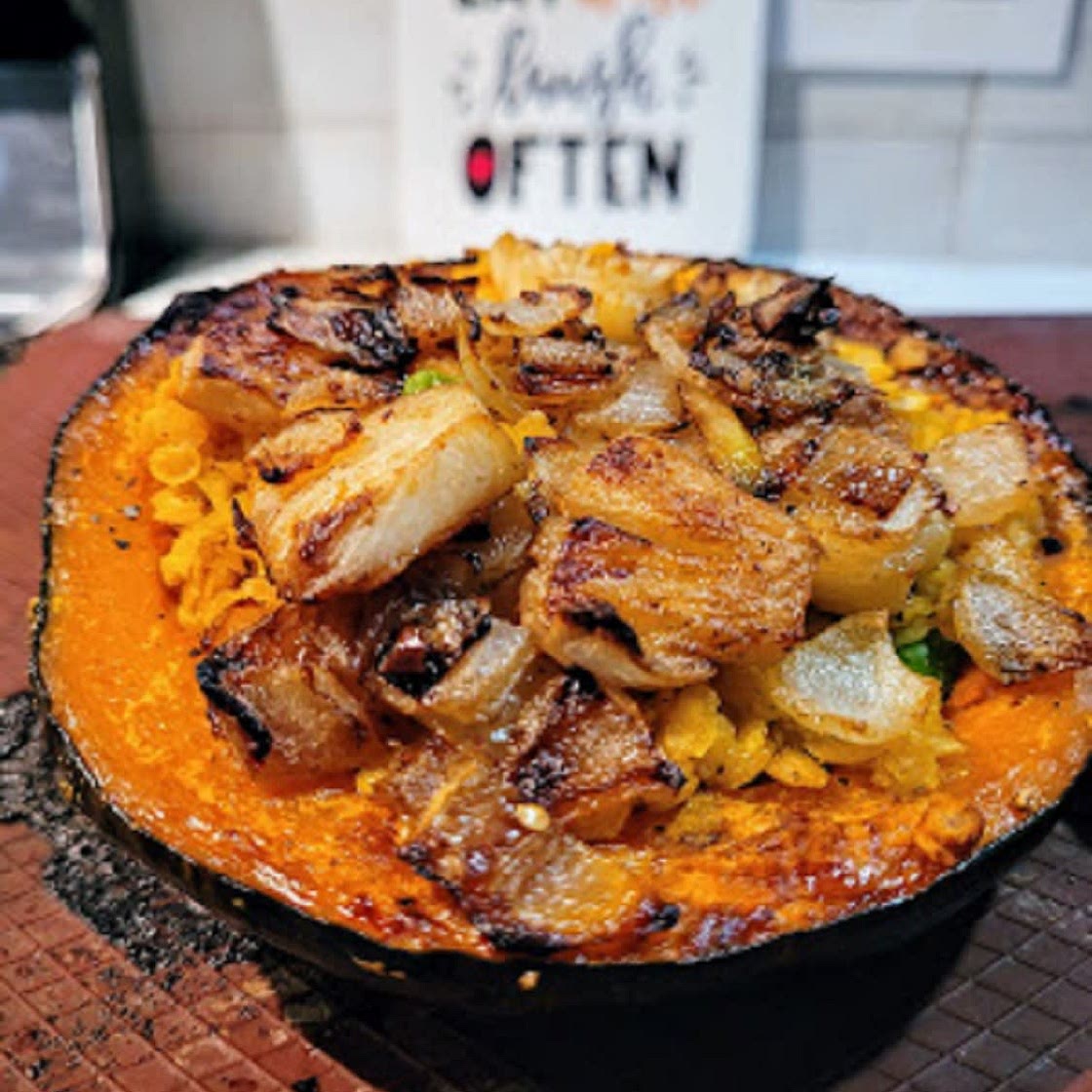 Lentil Stuffed Pepper Squash