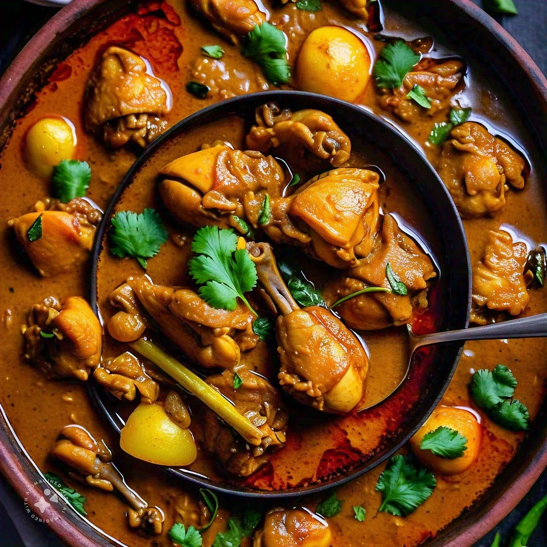 Chicken Rezala kosha murgi