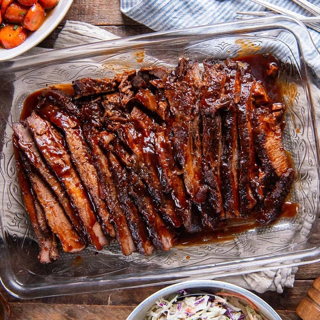 Brisket in BBQ sauce 