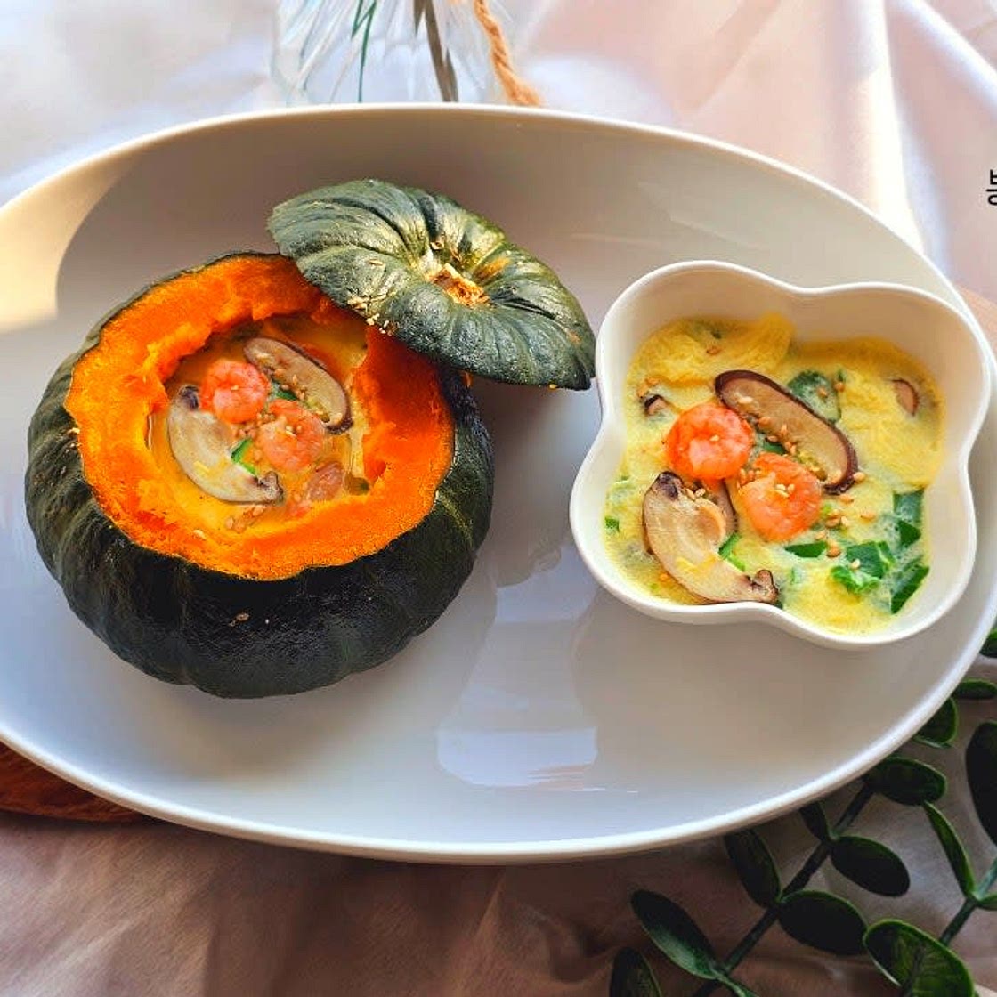 미니 단호박 계란찜