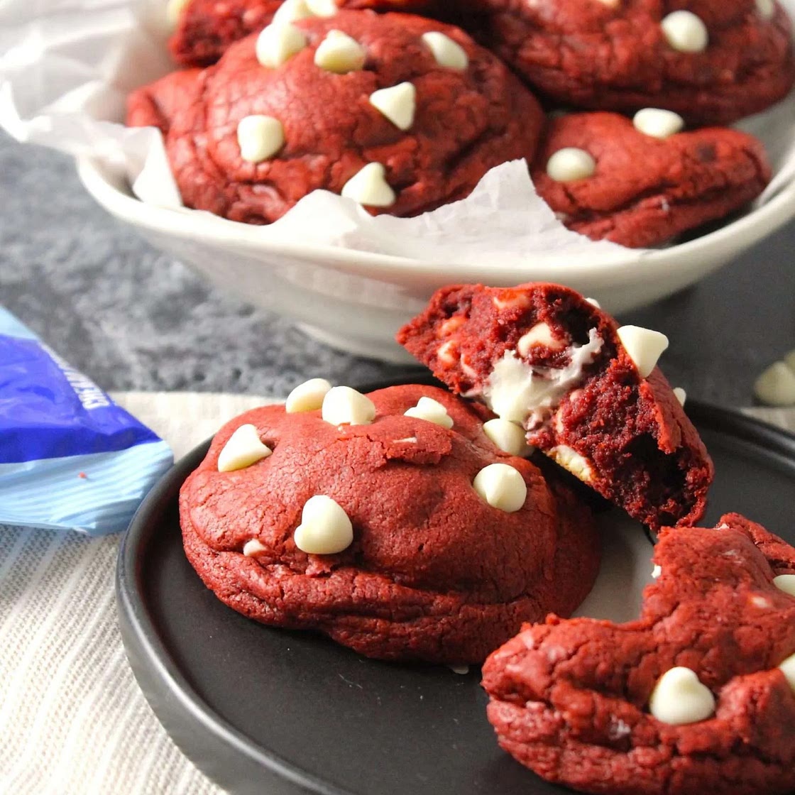 Red velvet koekjes