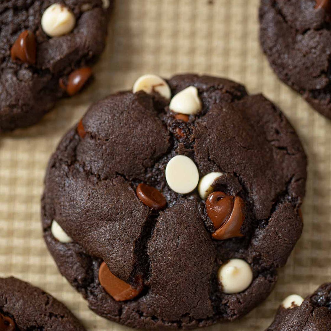 Triple chocolate koekjes