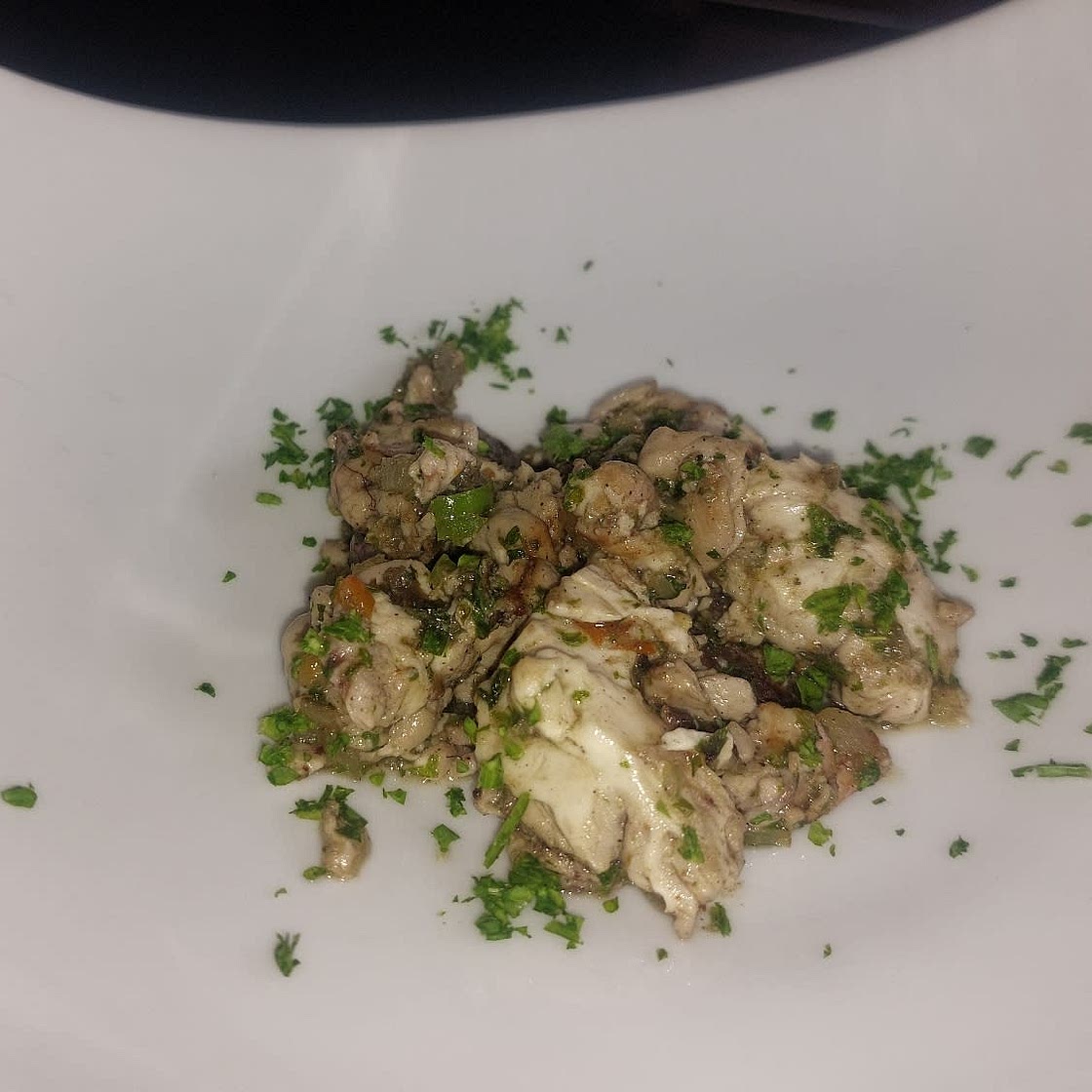 Cooked Sheep Brain with Lemon Sauce