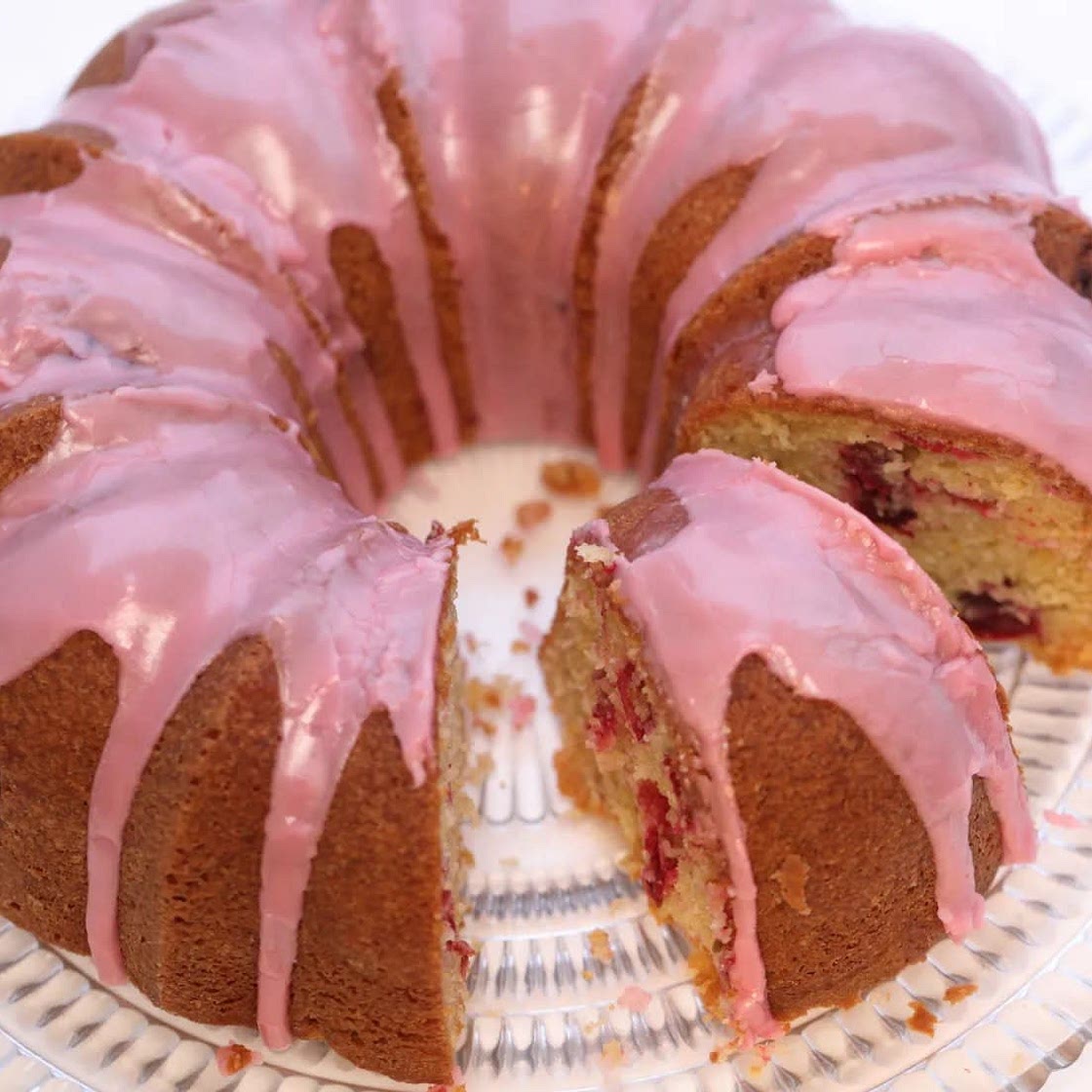 Cranberry Spice Bundt Cake
