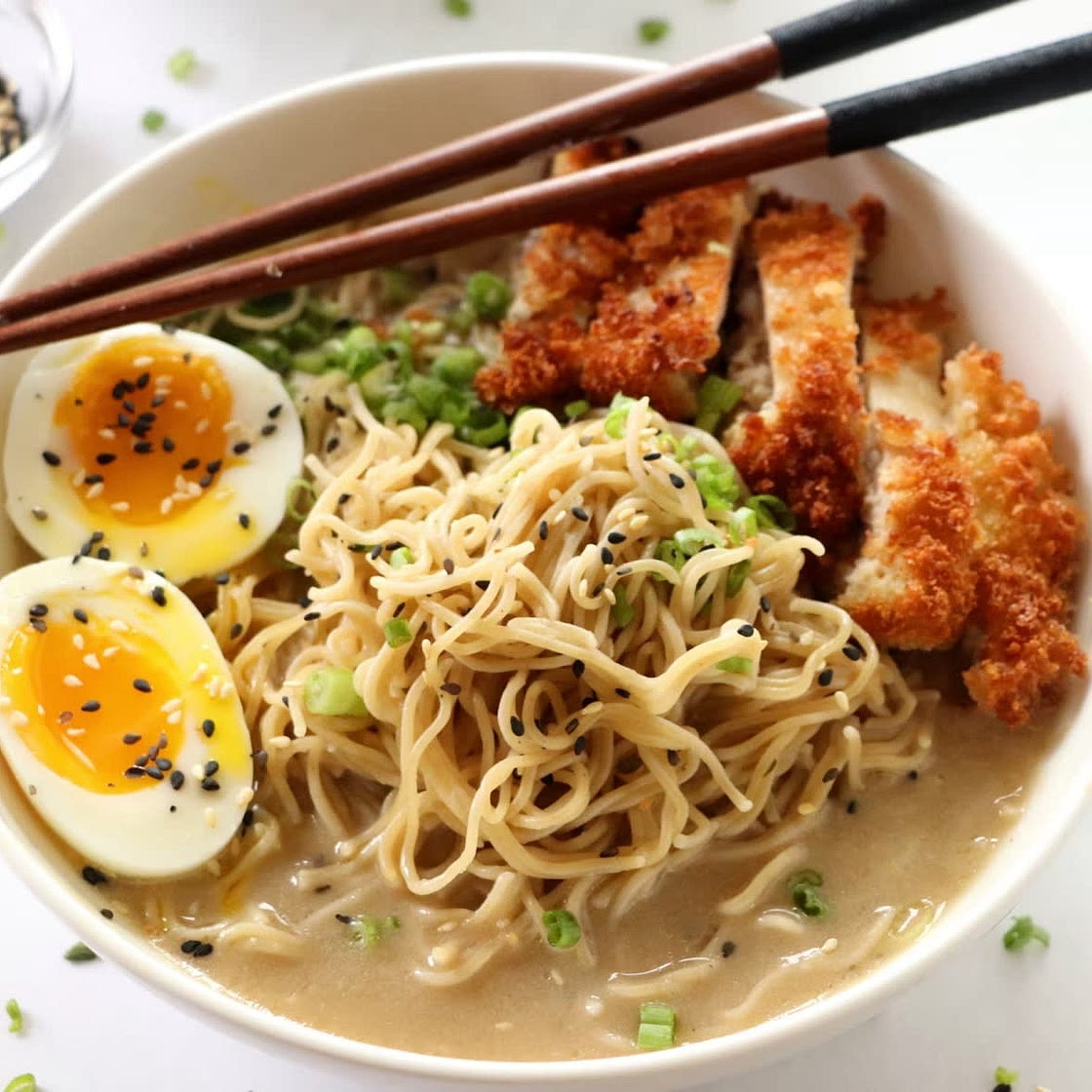 Miso Ramen with Chicken Katsu