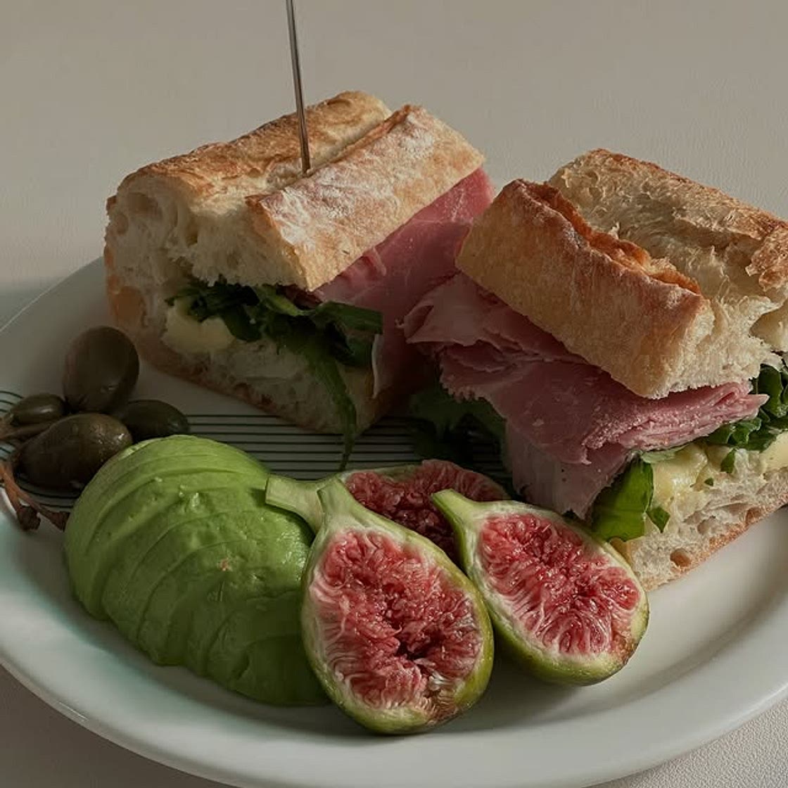 잠봉햄 샌드위치 (ft. 아보카도 후숙 성공)