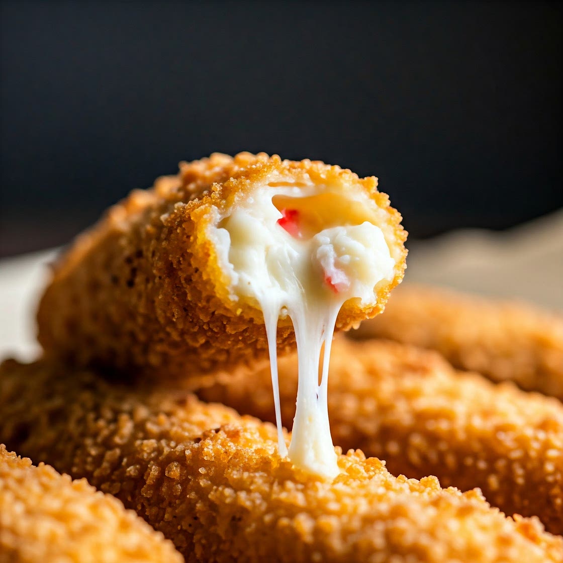 Crab Rangoon Mozzarella Sticks
