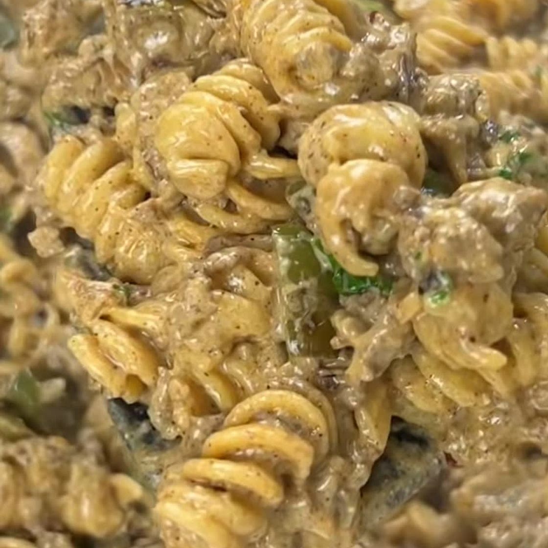 Philly Cheesesteak Pasta