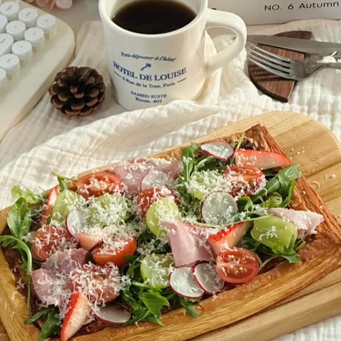 패스츄리 샐러드피자