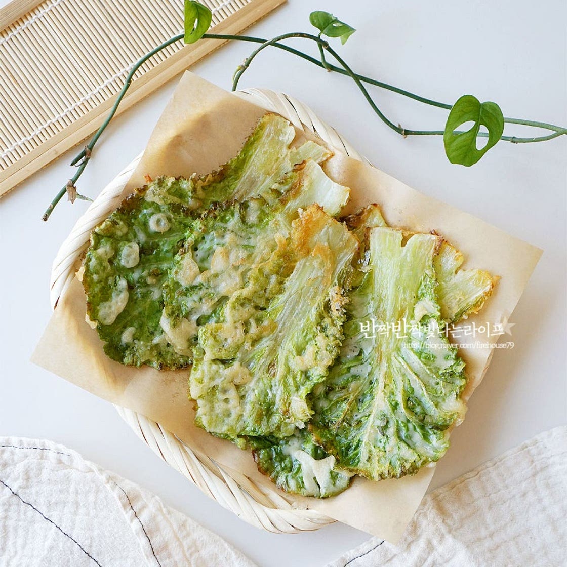 봄동전 레시피 봄동 요리 배추전 만들기 봄동부침개 만드는법