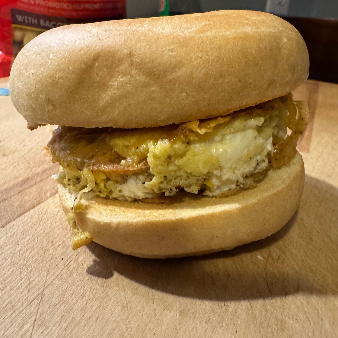 Bacon & Egg Breakfast Sandwich on a Bagel