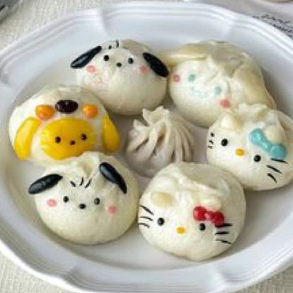 Sanrio pork fried dumplings