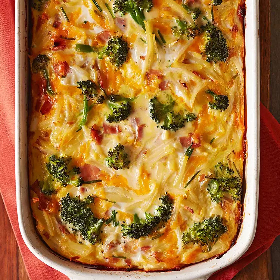 Ham and Broccoli Breakfast Casserole
