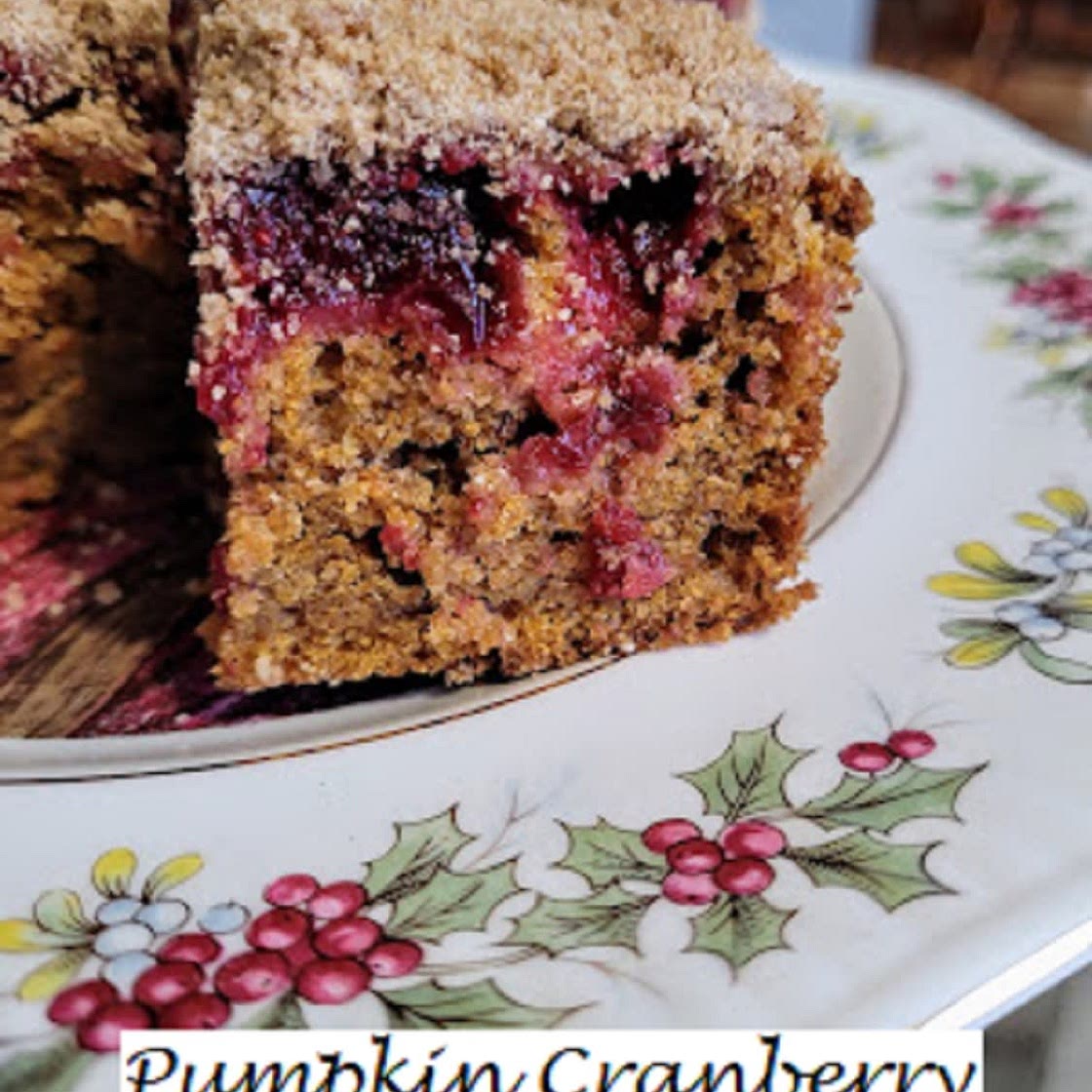 Pumpkin Cranberry Coffee Cake