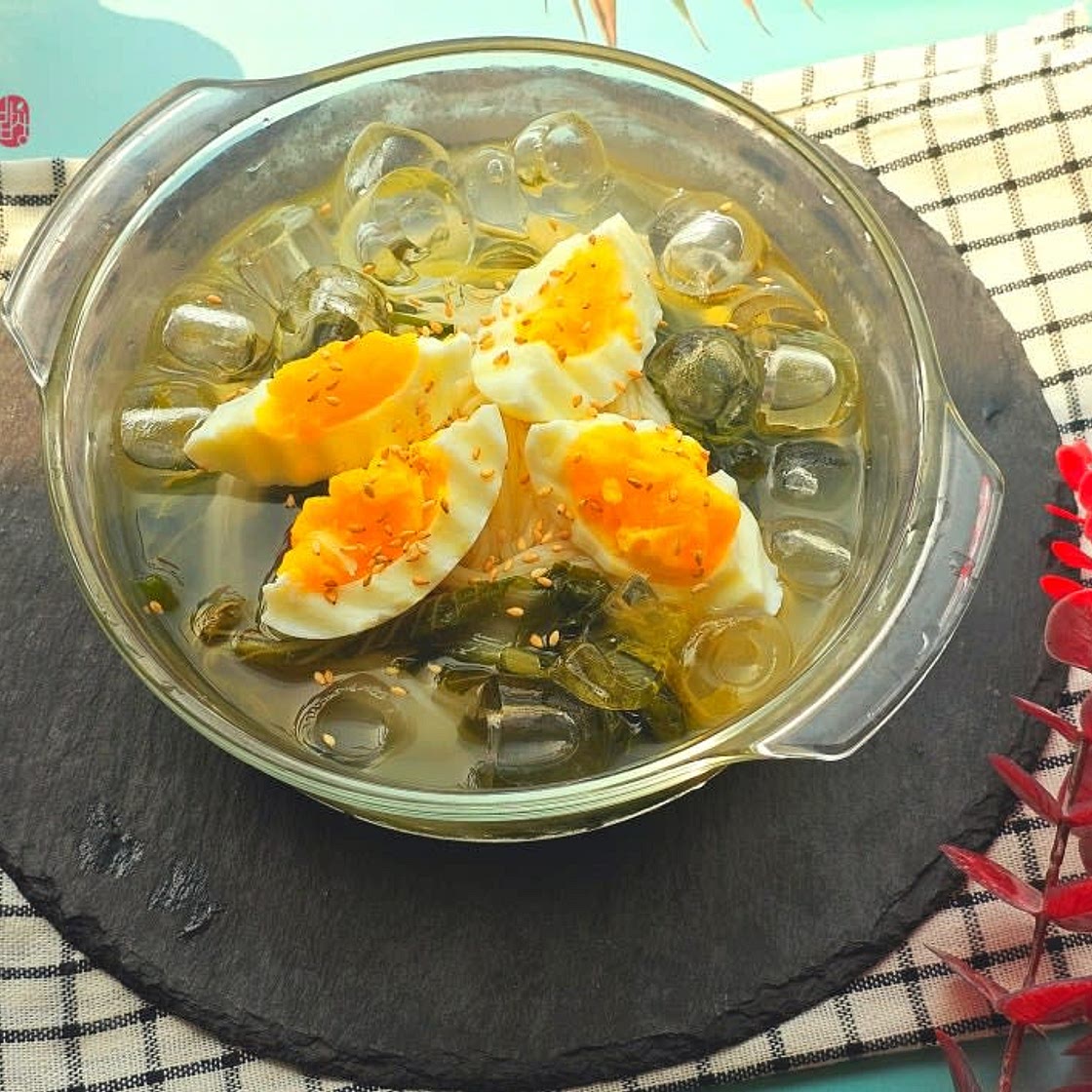 시원한 열무 김치말이국수