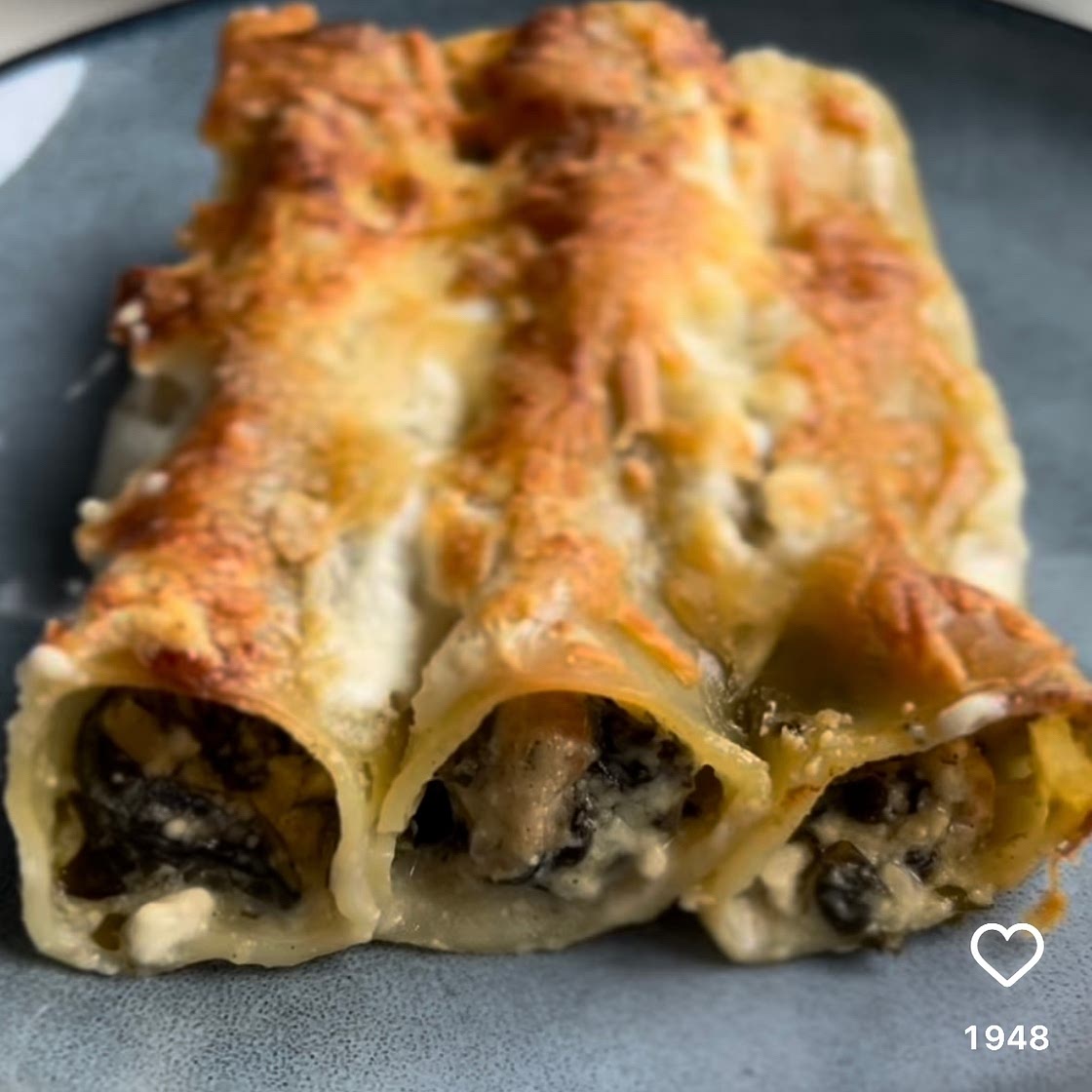 Canellonis aux épinards et saumon 