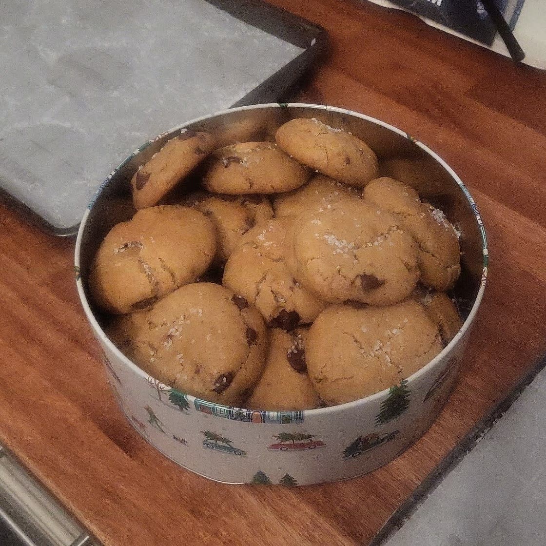 Sourdough Chocolate Chip Cookies
