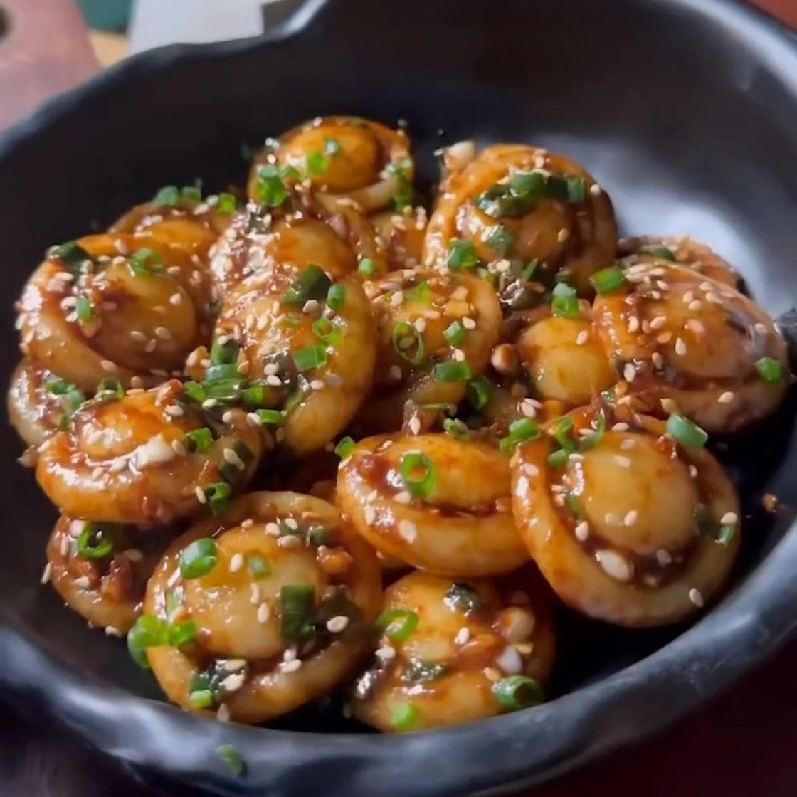 Korean chilli garlic potato