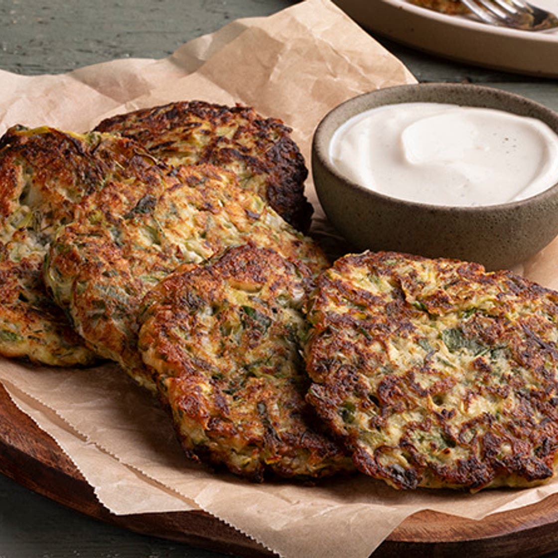 Greek zucchini fritters