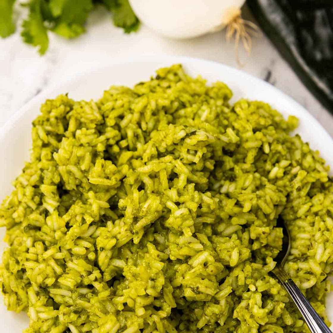 Green Poblano Rice Recipe