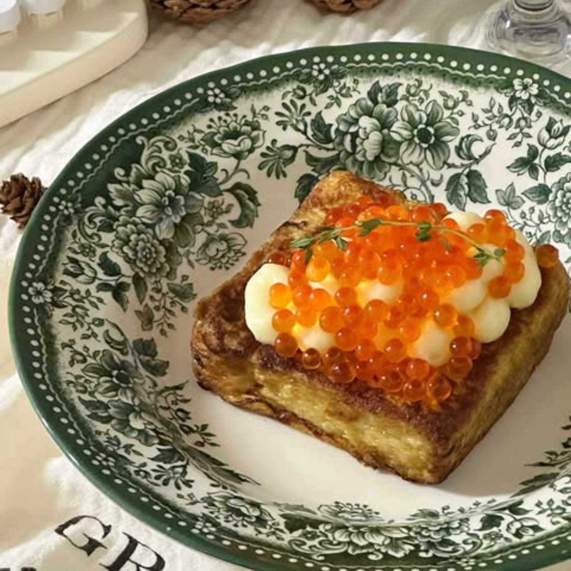 연어알과 버터감자무슬린