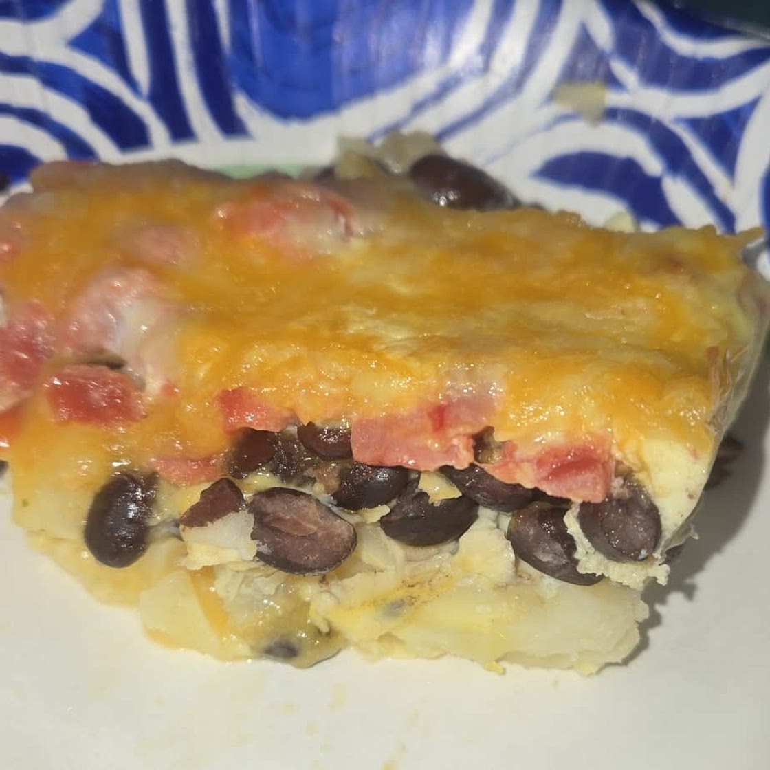 Black Bean & Rotel Breakfast Casserole