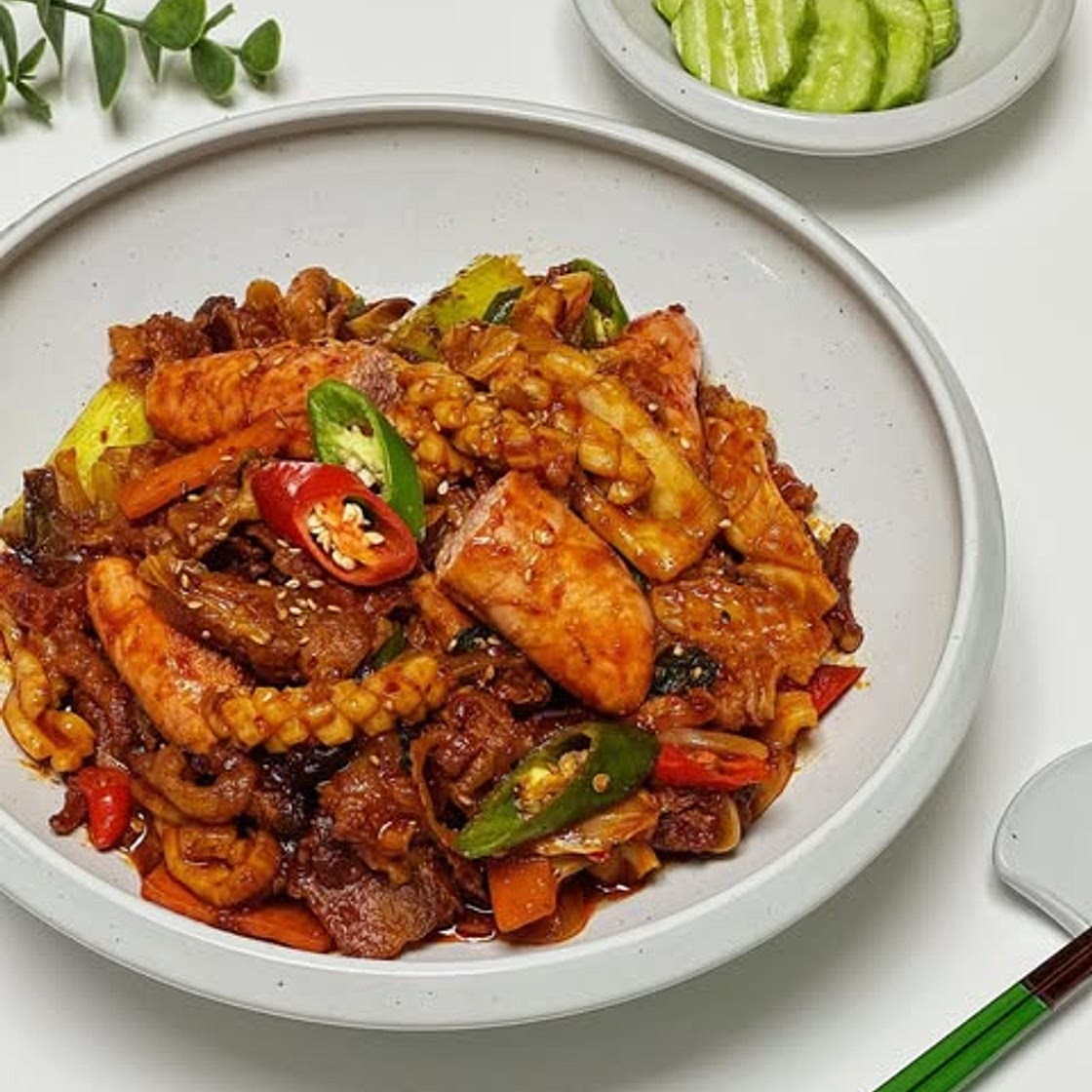 명란오삼불고기