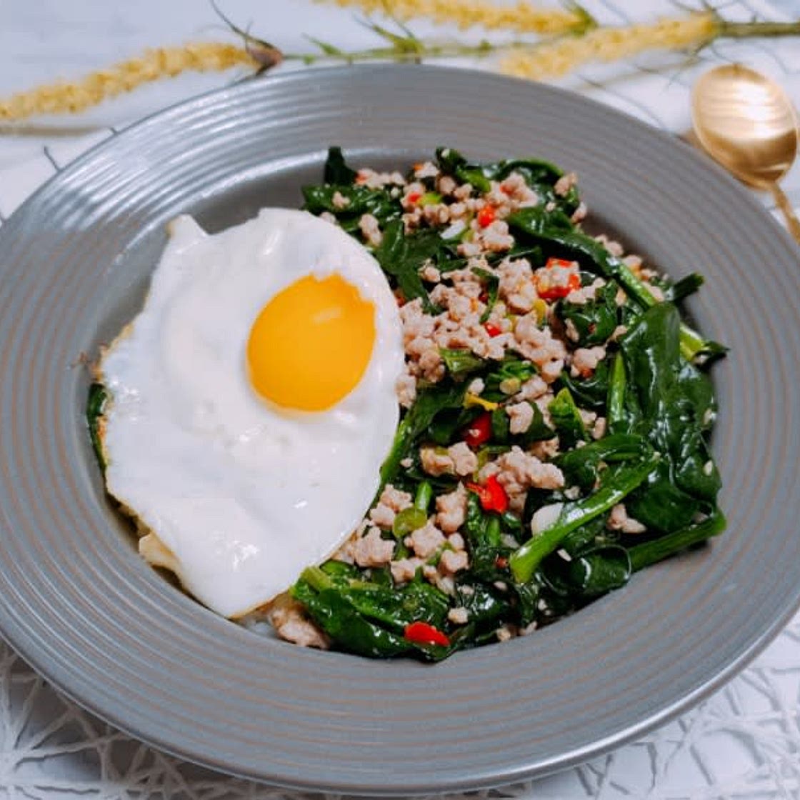 백종원 시금치덮밥