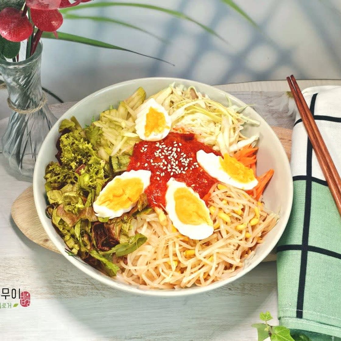 콩나물 쫄면 만들기