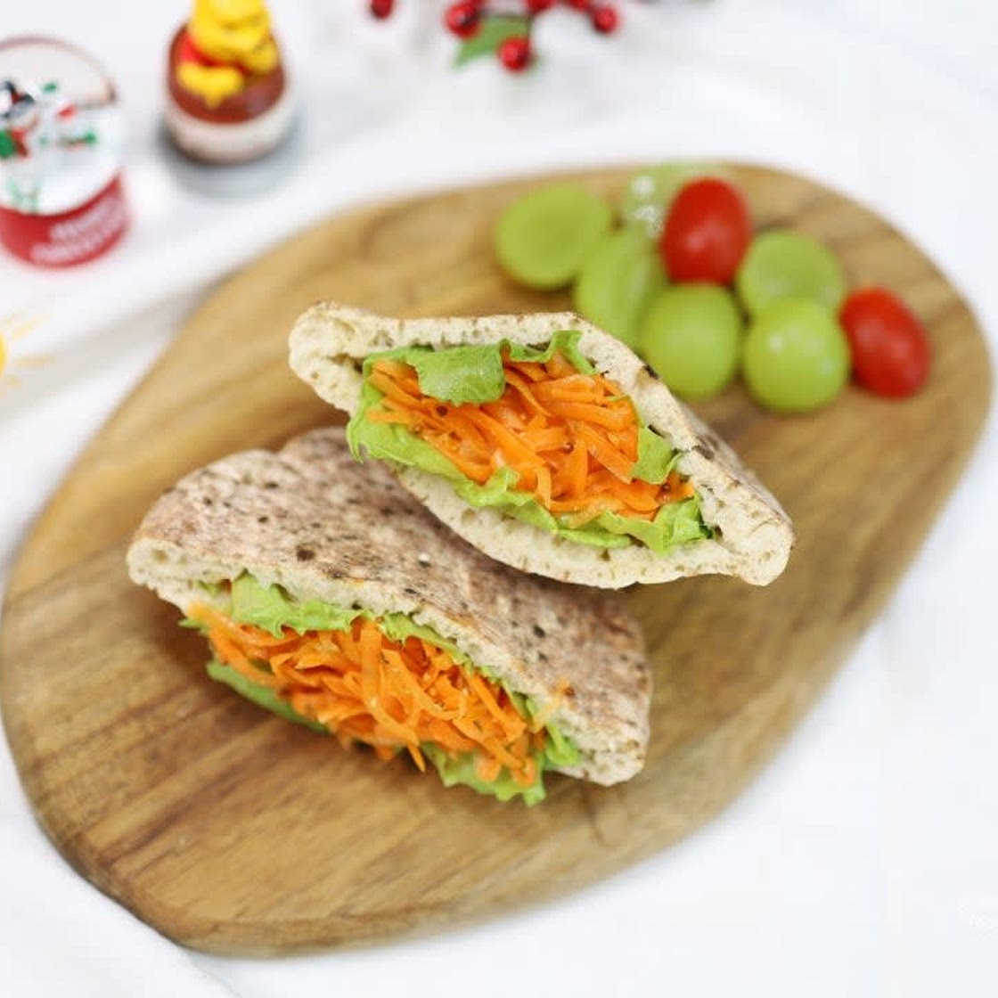 코스트코 빵 종류 피타브레드 활용 레시피 당근라페 샌드위치 만들기