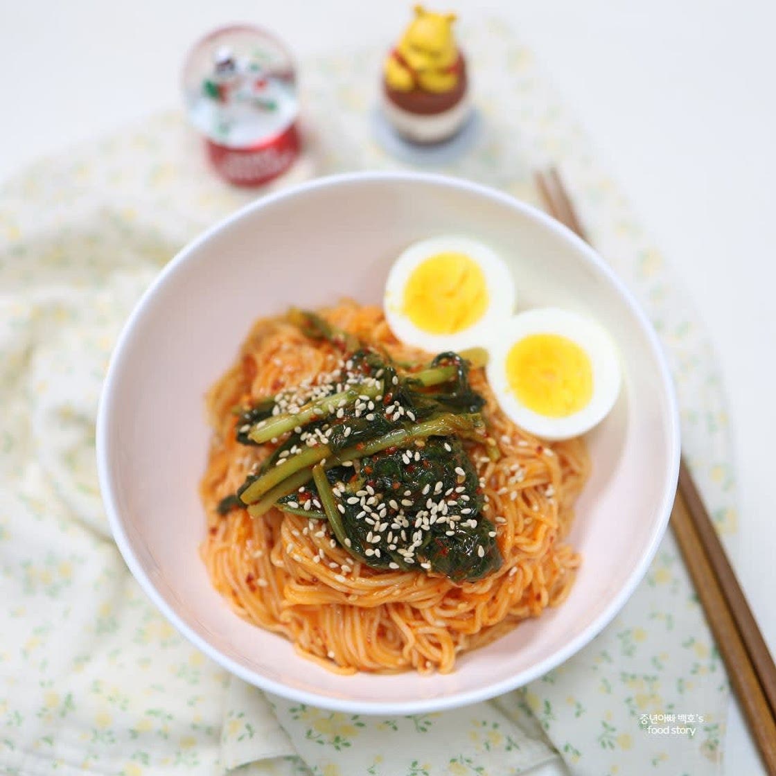 열무비빔국수 만드는법 레시피 김치 비빔국수 양념장 만들기