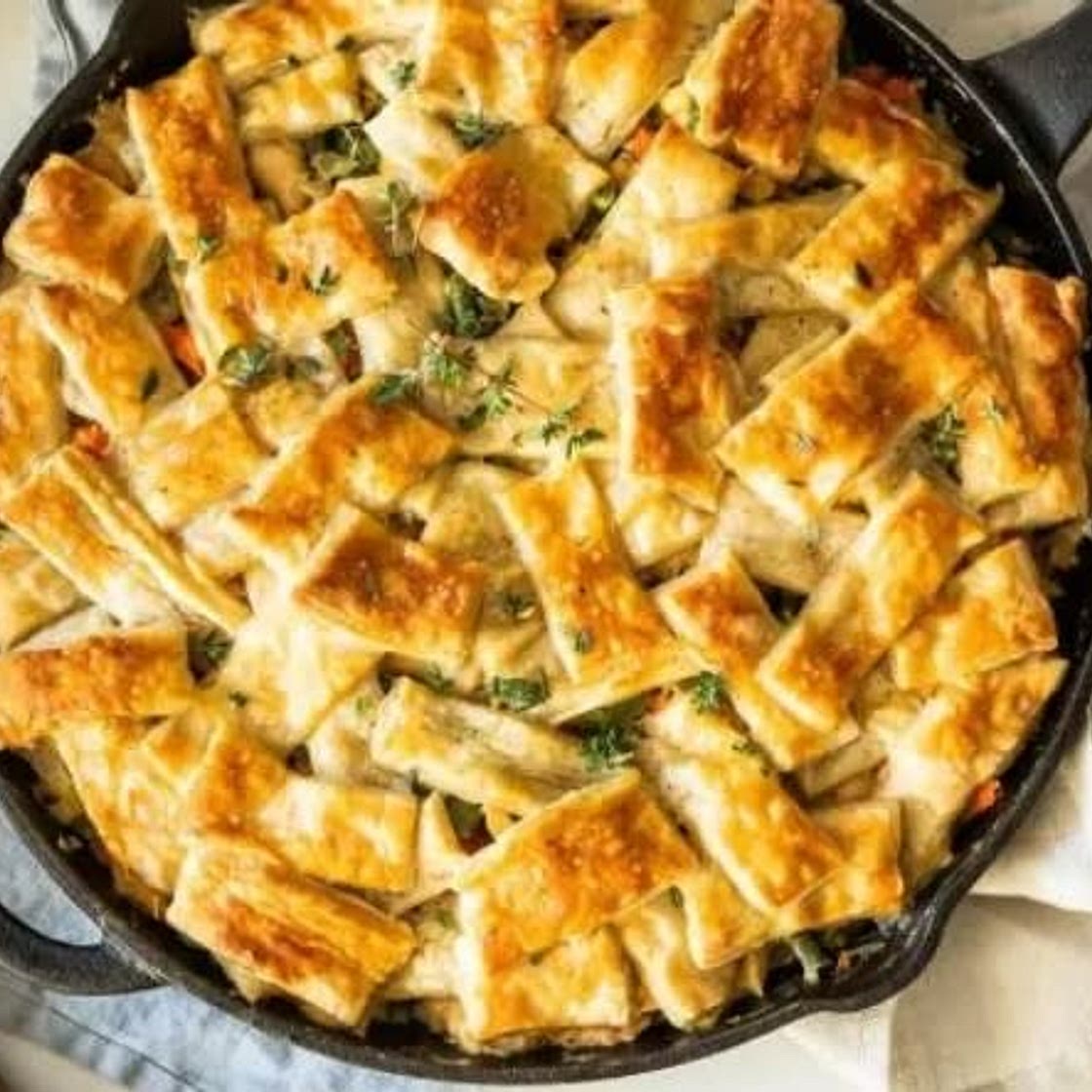 French chicken pot pie