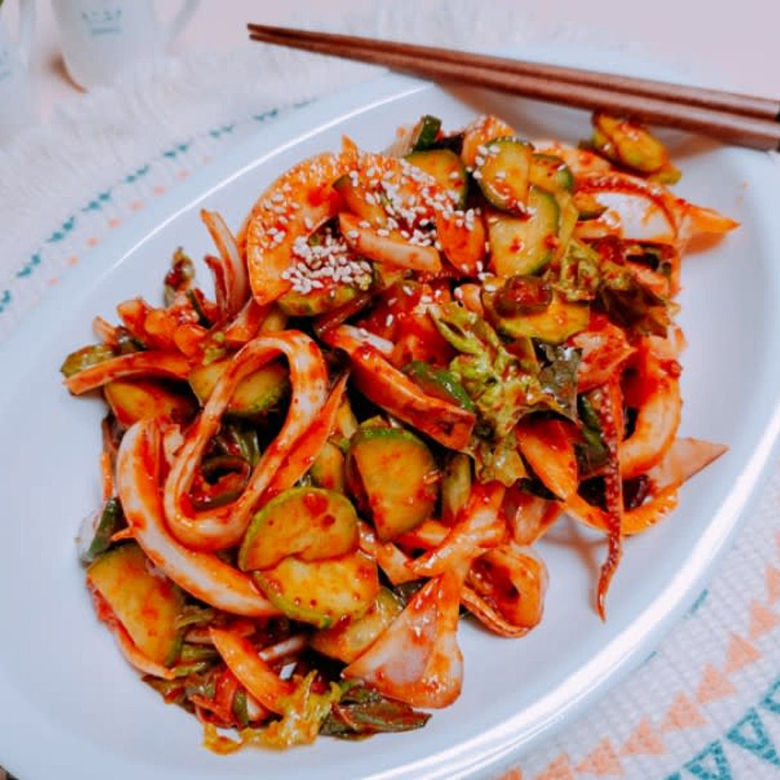 백종원 오징어초무침