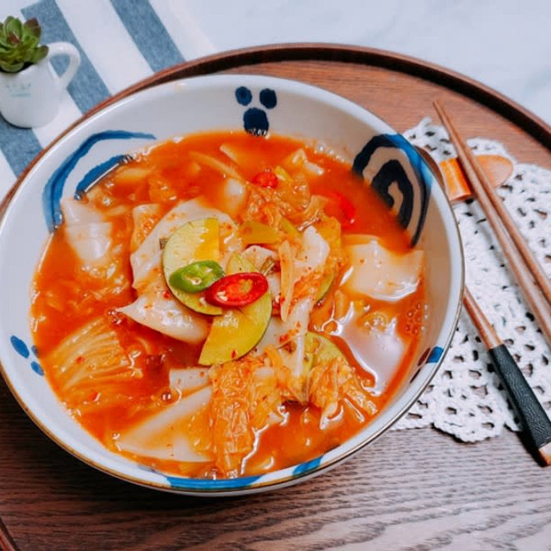 백종원 김치 만두피 수제비