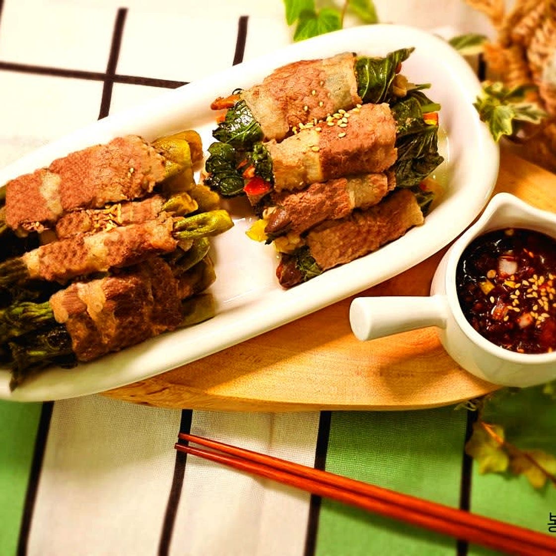 두릅 소고기 말이