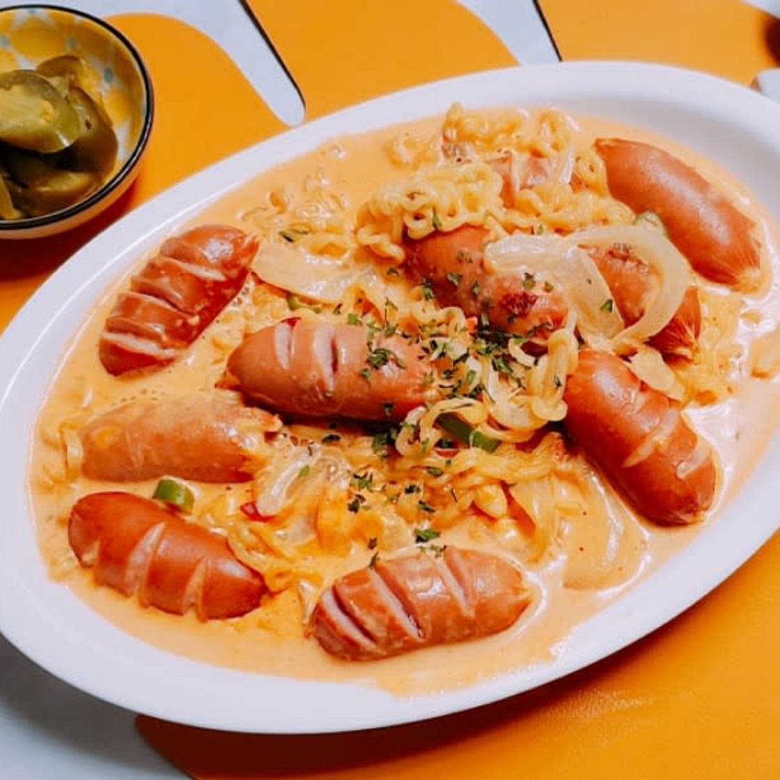 로제 신라면 파스타