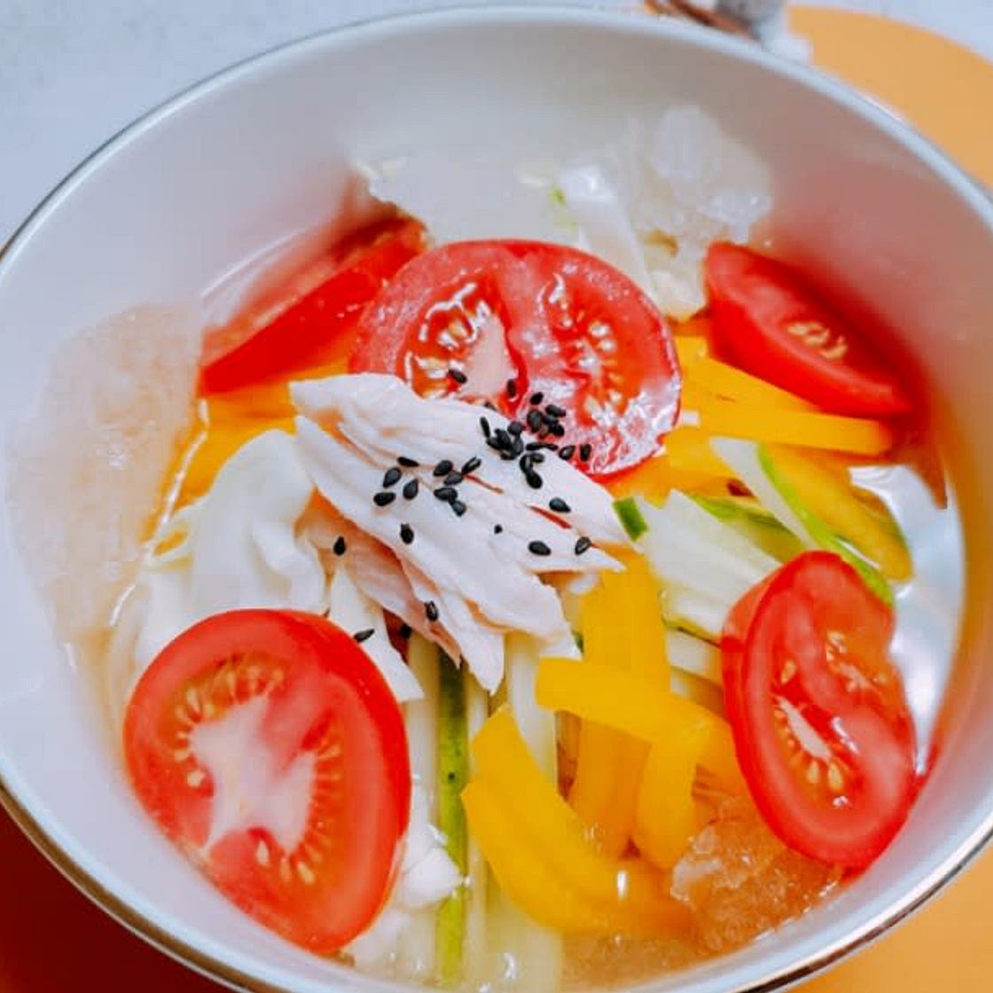 닭가슴살 초계탕